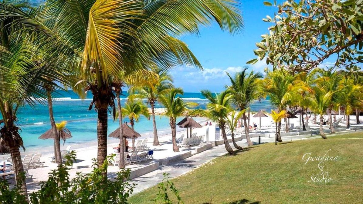 Acces Direct Plage, Vue Mer D'Exception, Les Gwada Studios, Village Vacances Sainte-Anne  Exterior foto
